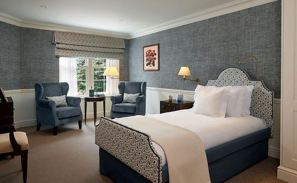 Care home bedroom interior